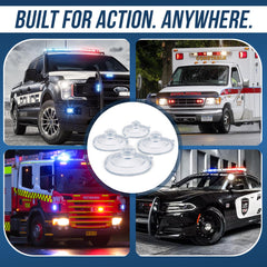 UBL dash light suction cups work with Feniex Whelen and Federal Signal