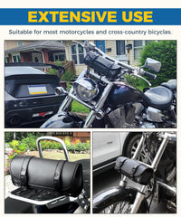 UBOG bag mounted on a fork demonstrates practical storage on the ride