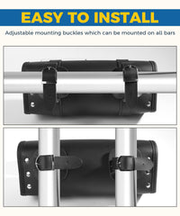UBOG mounting straps shown for tool-free installation on Autobikes