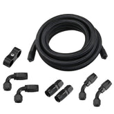 Ucreative 8AN CPE fuel hose kit with nylon braided line for durable fuel transfers.