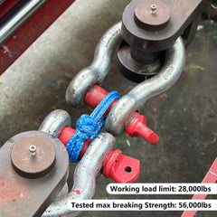 UHMWPE soft shackles reduce damage during winching compared to blocks.