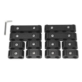 Ucreative wire separator set in black for 8-10mm cables, tidy engine bay