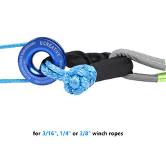 Blue hardware provides high visibility in muddy or dim conditions.