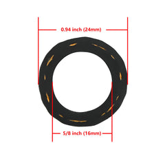 Ucreative fuel line hose closeup, durable NBR rubber construction for daily engine bay use.