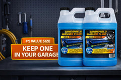 UCS bottle label close-up highlights methanol-free safety for all vehicles.