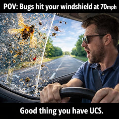 UCS long-lasting refill value image underlines cost-efficient windshield care.