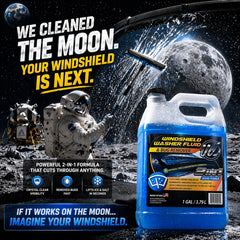Concentrate UCS windshield fluid diluted for powerful dirt removal