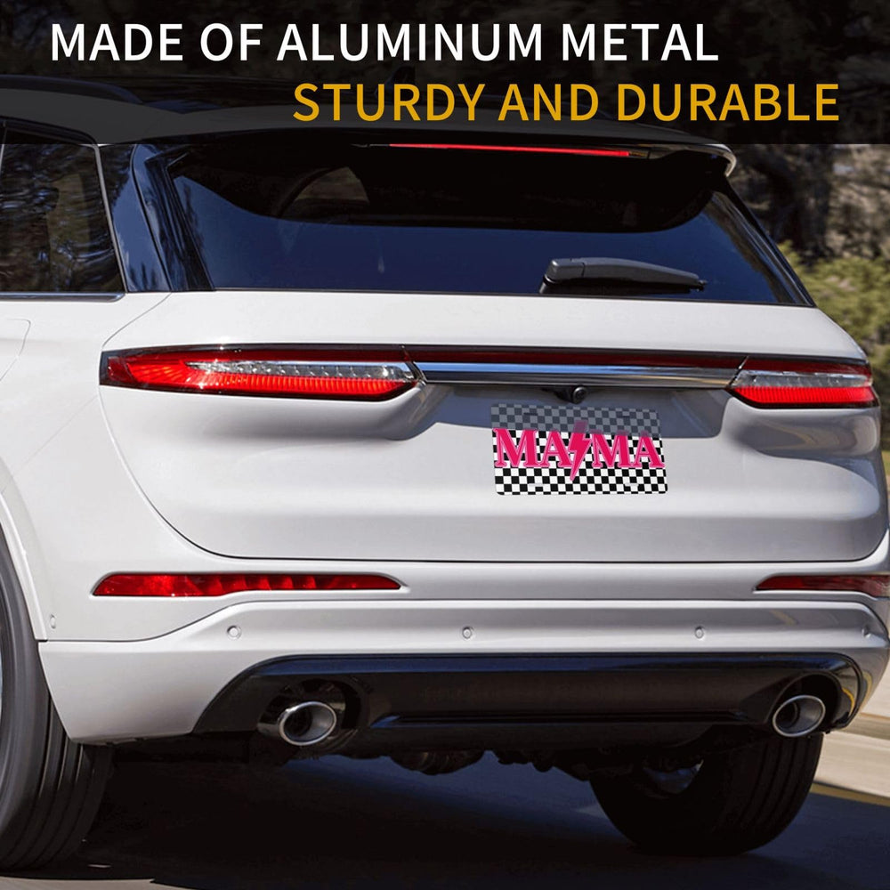 UEQIKI Mama license plate doubles as decorative garage or room art