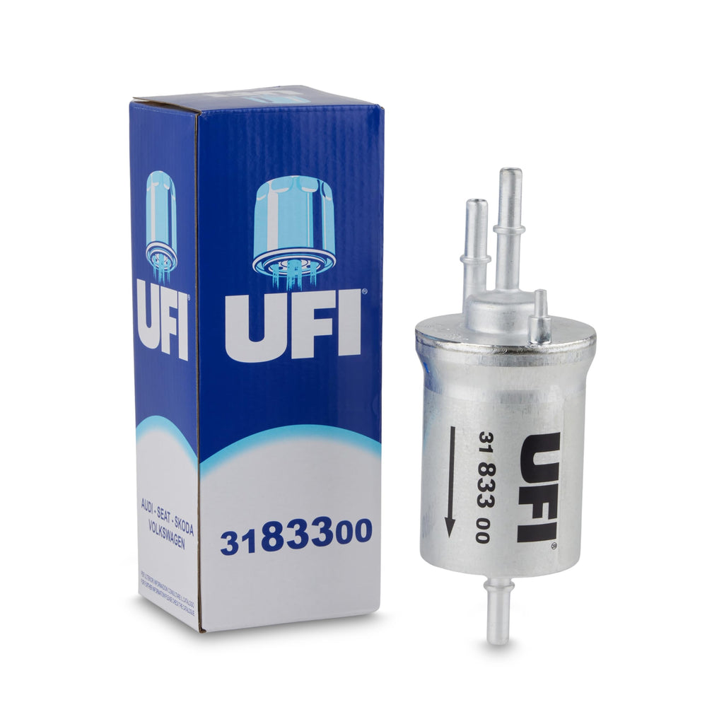 UFI 31.833.00 fuel filter front view confirms precise OEM fit