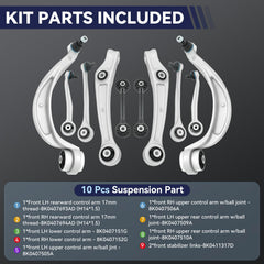 UGFC front upper control arm for Audi A4 Quattro – front-right, reliable joints