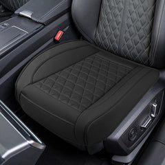 UHANBUT luxury faux leather front seat cover with anti-slip design for secure protection.