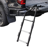 UIABOPZ tailgate ladder in use on pickup, safe bed access