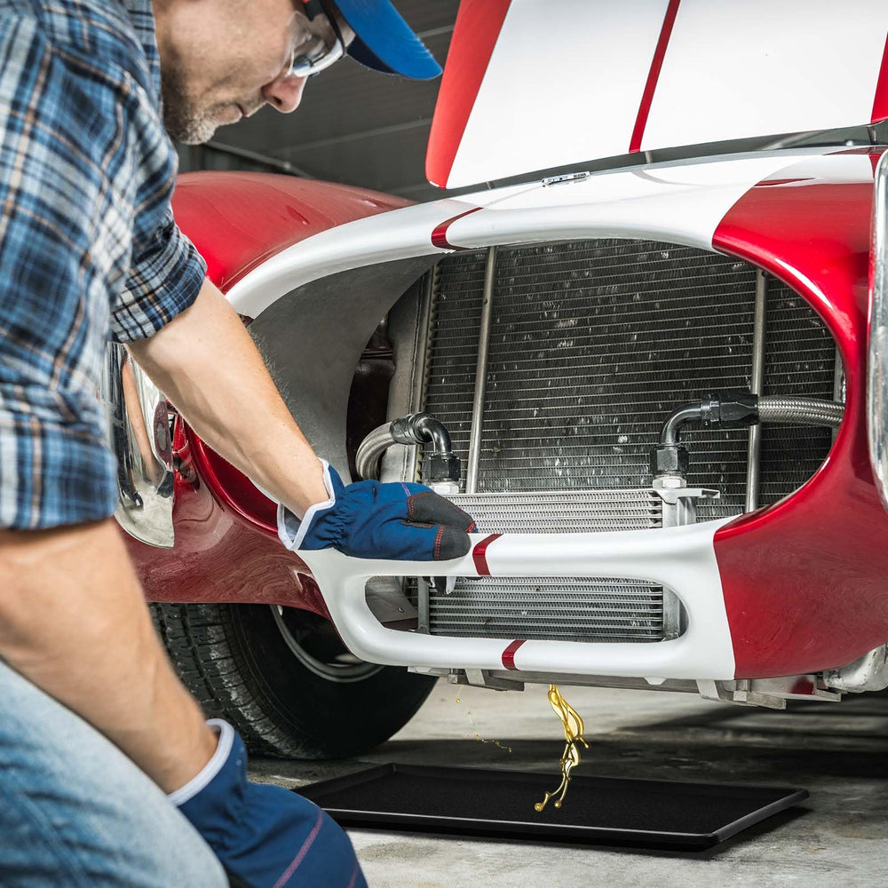 Uiifan multi-use oil pan suitable for garage and home spills.
