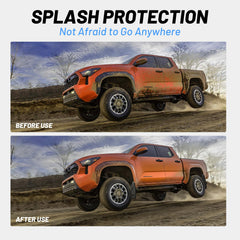 Uilffur mud flap installation kit with no-drill hardware included.