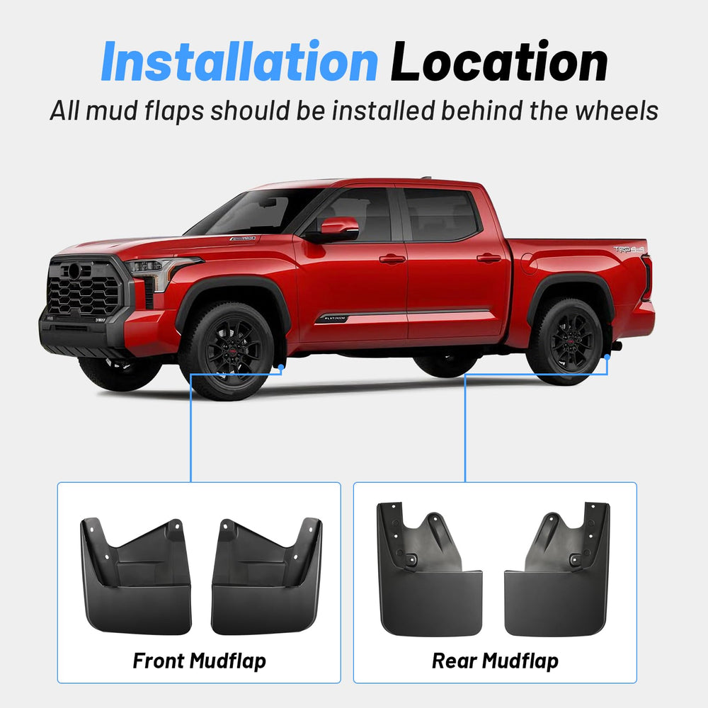 Uilffur Tundra mud flaps durable PP-TPE construction