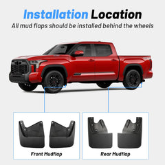 Uilffur Tundra mud flaps durable PP-TPE construction