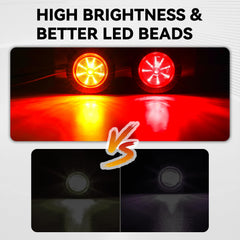 ULITECO 2-prong wires trailer light enables quick, screw-free wiring.