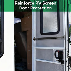ULITECO RV door bar comes fully pre-assembled for quick installation