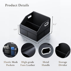 ULPOCMU car storage organizer on the back seat keeps kids' toys and snacks tidy