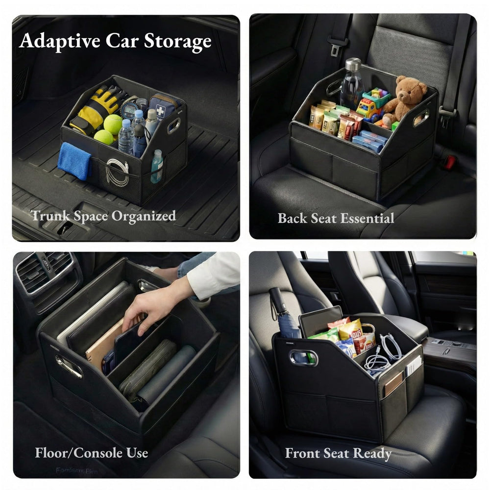 ULPOCMU detachable divider adapts space for groceries, tools, or emergency gear