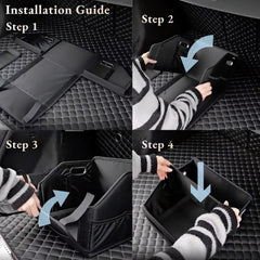 ULPOCMU mesh side pocket holds maps, gloves, or chargers for quick access