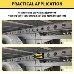 Ulreon heavy-duty tandem slide stopper mounted on a trailer