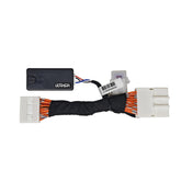 UltraEra Auto Start Stop Eliminator installed in Crosstrek engine bay for seamless idle control.