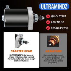 Ultramindz 12V CCW PMDD starter for Kawasaki engines.