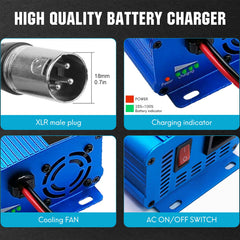 ULTRAPOWER quiet cooling fan helps maintain steady charge during long sessions