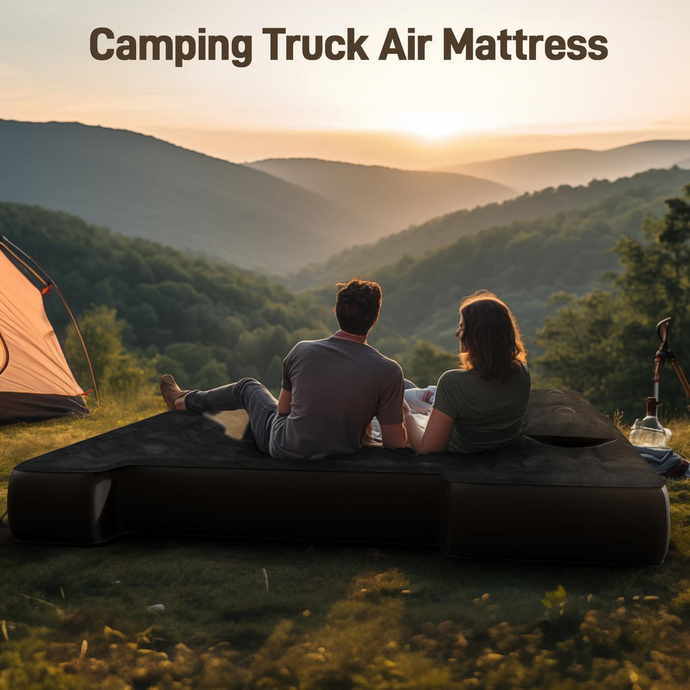 Umbrauto mattress supports up to 600 lbs for multiple campers or gear.