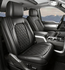 Umbrauto front seat covers protect against spills and daily wear in Silverado and Sierra.