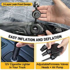 Umbrauto durable Oxford fabric and eco PVC resist punctures and leaks.