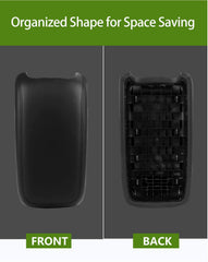 UMISHI lid close-up, PU leather and ABS plastic for durability