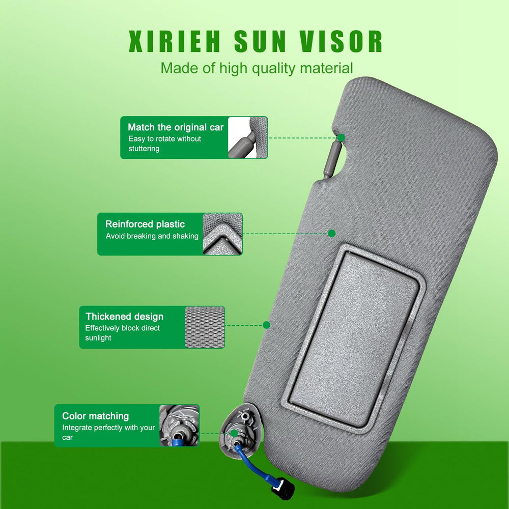 UMISHI CR-V visor replacement with OE styling and vanity mirror.