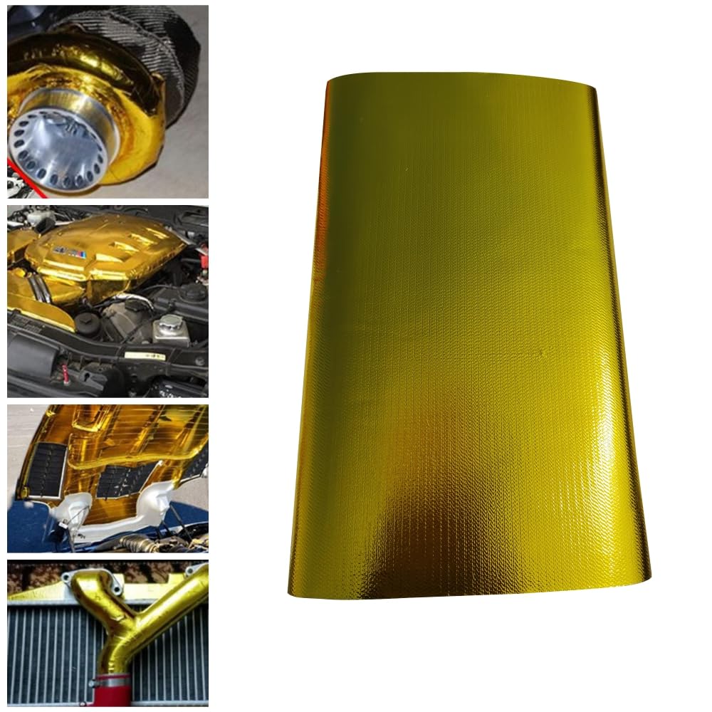 Ummickl durable heat barrier resists dirt, oil, and road grime.