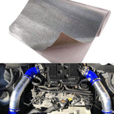Ummickl heat shield mat front view; reflective surface provides high temperature protection.