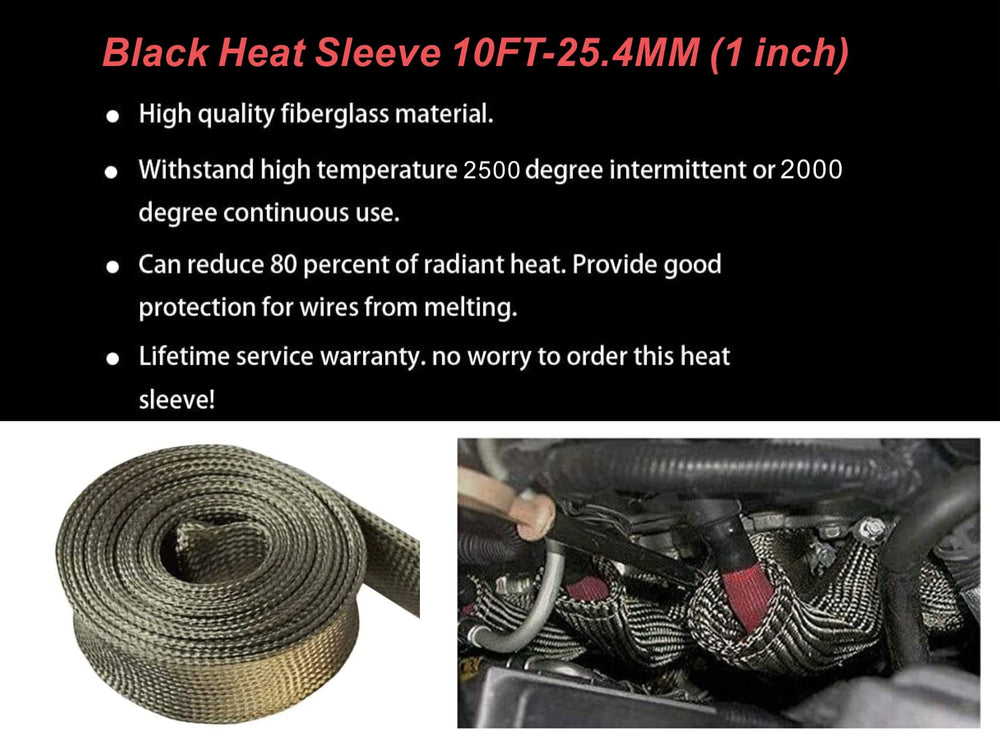 Installation steps for Ummickl heat shield sleeve on automotive cables