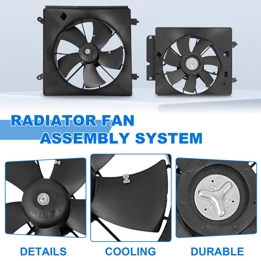 UnayKolb OEM-aligned fan assembly for Honda CR-V ensures easy installation.