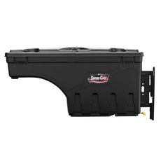 UnderCover SwingCase on the Ford F-150 driver side provides secure, accessible truck bed storage.