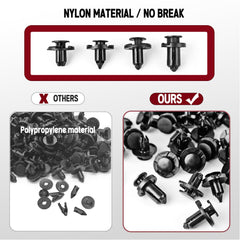 UNIGT bumper fasteners protect radiator areas with secure 8mm hole fits