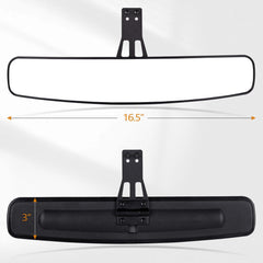 UNIGT durable ABS housing and iron bracket withstand wind and rough roads.