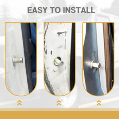 UNIGT steel door lock striker with painted finish resists rust