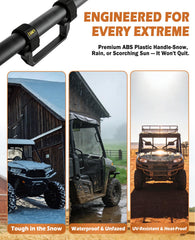 UNIGT UTV grab handle features anti-slip rubber for a confident grip.
