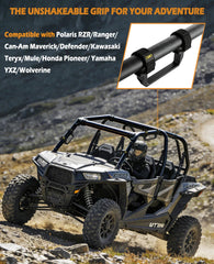 UNIGT UTV grab handle fits 1.75 to 2-inch roll bars on many models.