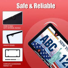 UNINDREM license frame screws and washers for easy installation