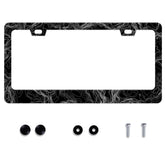 UNINDREM topographic map frame front view highlights bold design and durable build for longevity.