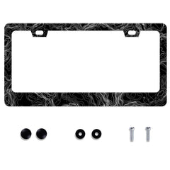 UNINDREM topographic map frame front view highlights bold design and durable build for longevity.