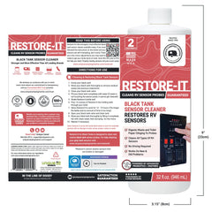 Unique Restore-It treatment in progress in a parked RV system