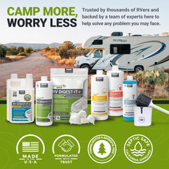 Unique RV Digest-It Amazon Exclusive packaging on display