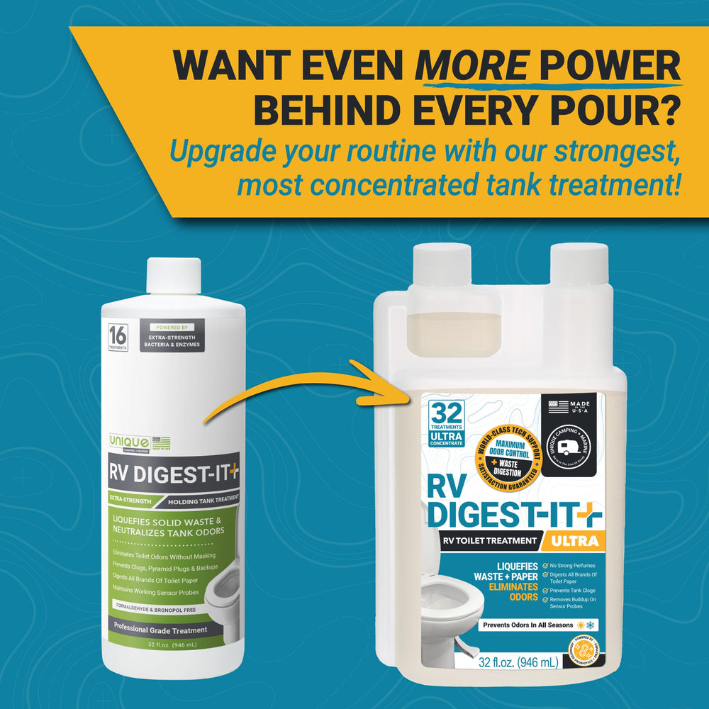 Unique RV Digest-It Plus compatible with diverse camping setups